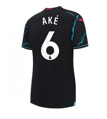 Manchester City Nathan Ake #6 Tredje trøje Dame 2023-24 Kort ærmer